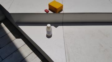 Tile Cleaning: Post-construction residues removed with BonasystemsClean