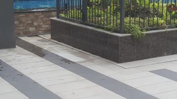 Tile Cleaning: Test area cleaned and slip resistance restored with BonaSystemsMain