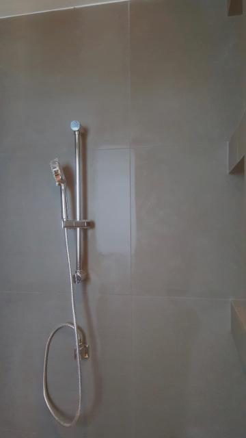 Tile Cleaning: Post-Installation test area cleaned with BonasystemsClean